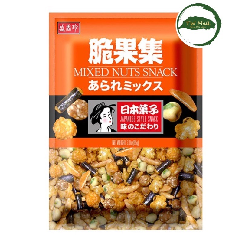 Snack hạt mix phong cách Nhật 85g Đài Loan