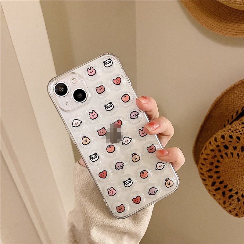Ốp lưng iphone Ốp Điện Thoại Trong Suốt Hình Bong Bóng Cho iphone13 12Promax 6/6splus/7/7plus/8/8plus/x/xr/xs/11/12/13/pro/max/plus/promax Dinuo case