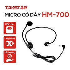 Micro đeo tai dành cho máy trợ giảng Takstar HM-700 ( micro gài tai có dây ) [ Chính Hãng ]