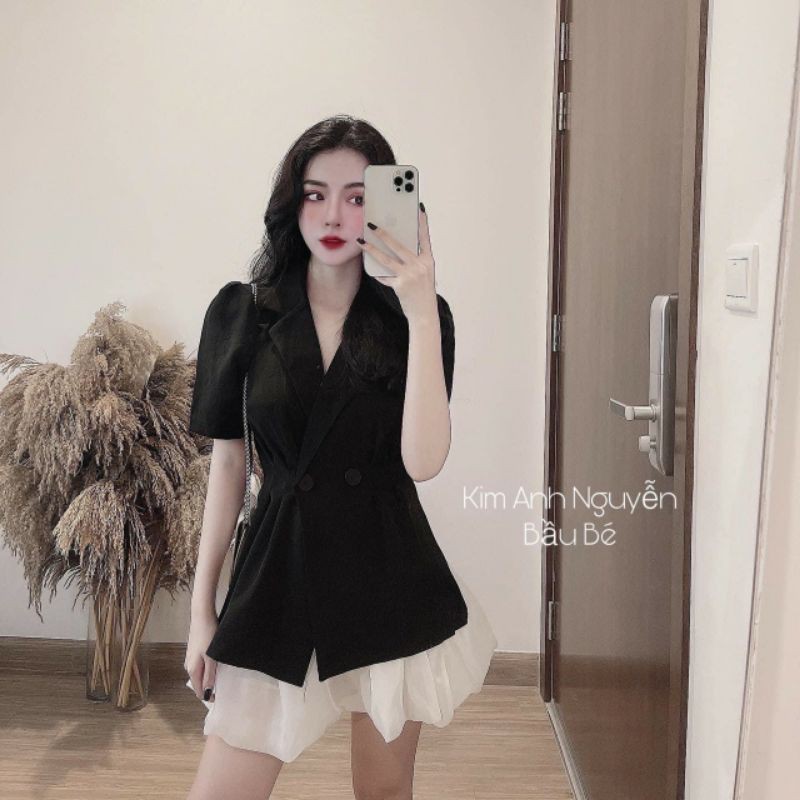 Set áo vest mix chân váy siêu xinh kèm ảnh thật | BigBuy360 - bigbuy360.vn