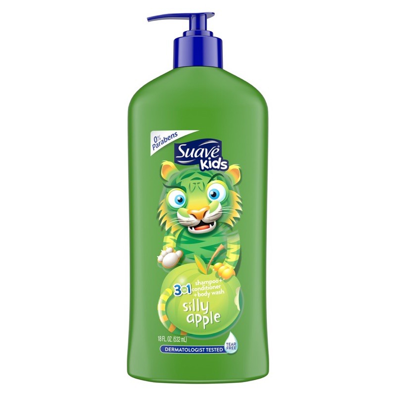 SỮA TẮM-GỘI-XẢ 3in1 SUAVE KIDS (532mL &amp; 1.18L)