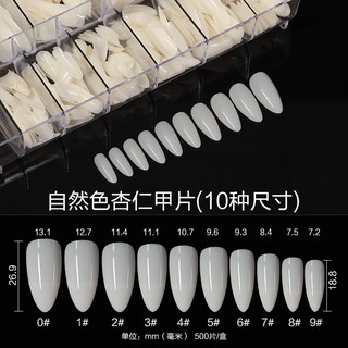 Móng úp tay form bầu trơn