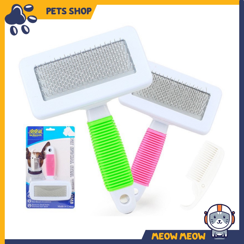 [Mã PET50K giảm Giảm 10% - Tối đa 50K đơn từ 250K] Lược chải lông cho chó mèo | Lược hỗ trợ chăm sóc lông cho chó mèo.