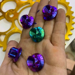 Bộ 4 con tán 10 ly GR5 Titanium (M10) gắn dĩa xe Winner, Sonic