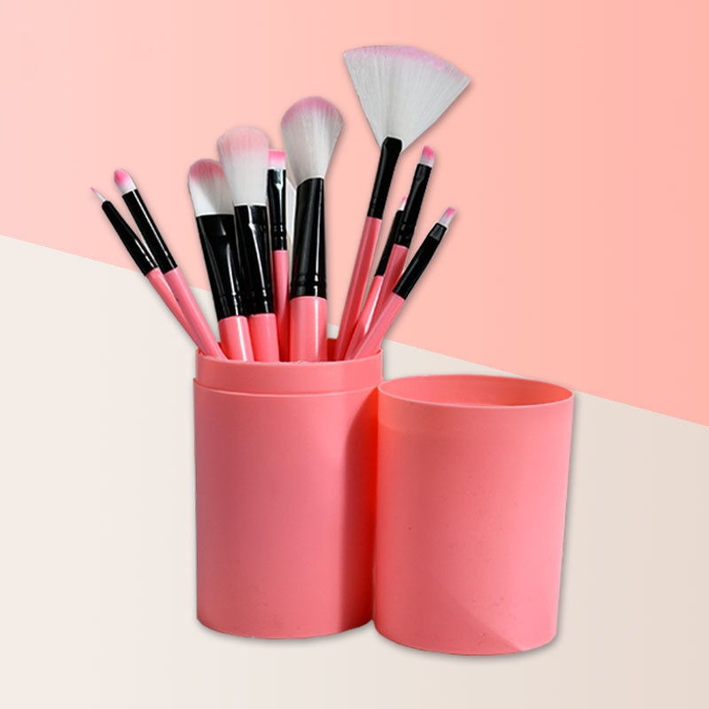 Set 12 Cọ Trang Điểm GDTIMA Cán Gỗ