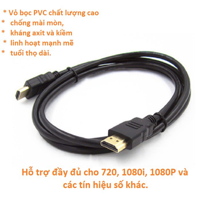 CÁP HDMI TO HDMI 1.5M