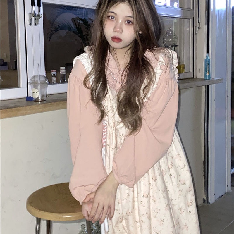 Set đầm và áo sơ mi phong cách Hàn Quốc xinh xắn cho nữ (có bán lẻ)