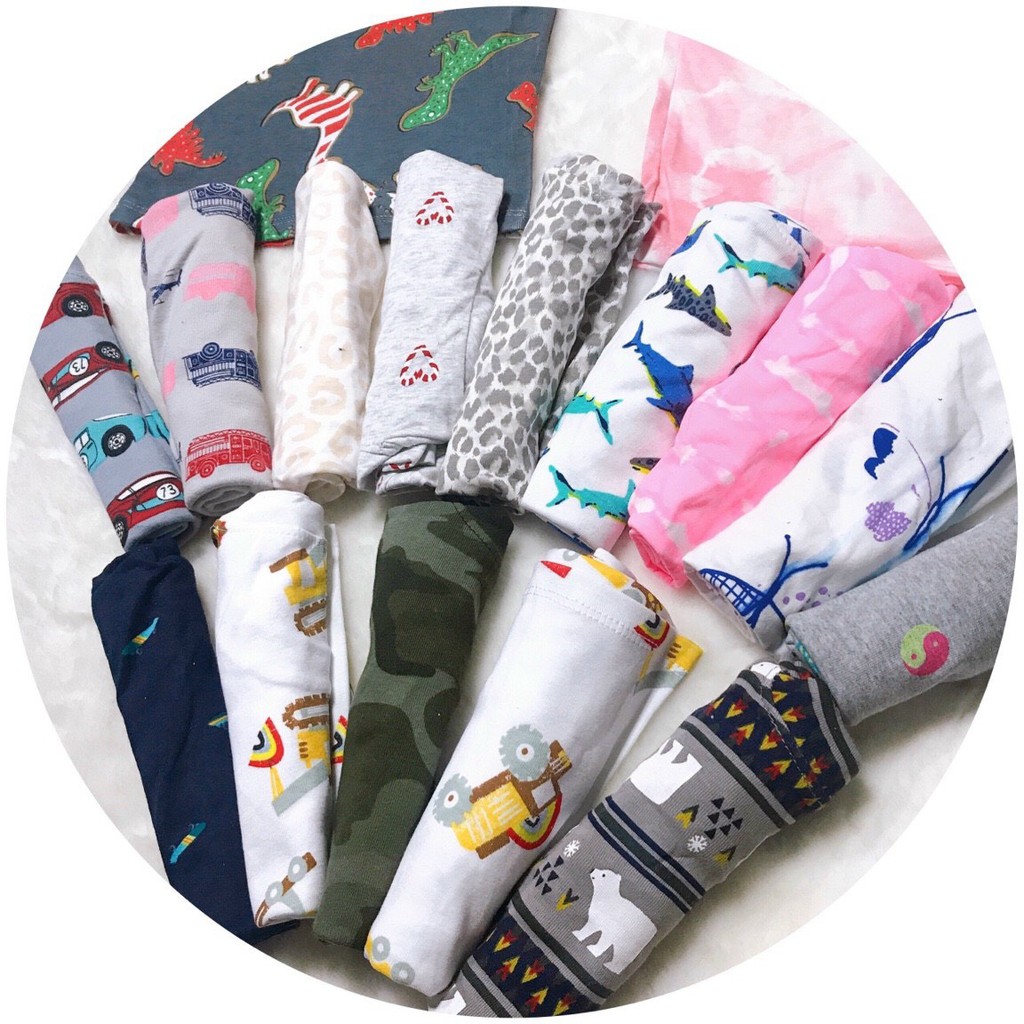 (8-18kg) Áo cộc tay cotton in hình họa tiết cho bé trai CiZi.shop