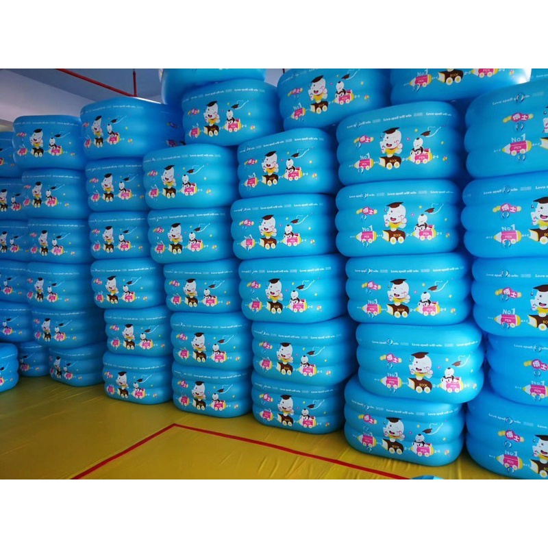 Bể Bơi 3 Tầng 130x100x55cm Cho Bé