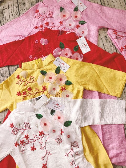 SET ÁO DÀI CÁCH TÂN HOT 2020⚡⚡⚡RỘN RÀNG DIỆN TÊT-CHẤT TAPTA KẾT HOA MỀM MỊN CHUẨN HÌNH (KÈM ẢNH THẬT) | BigBuy360 - bigbuy360.vn