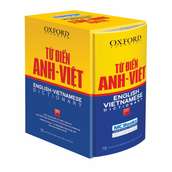 Sách Từ điển Oxford Anh Việt ( Bìa cứng Vàng)