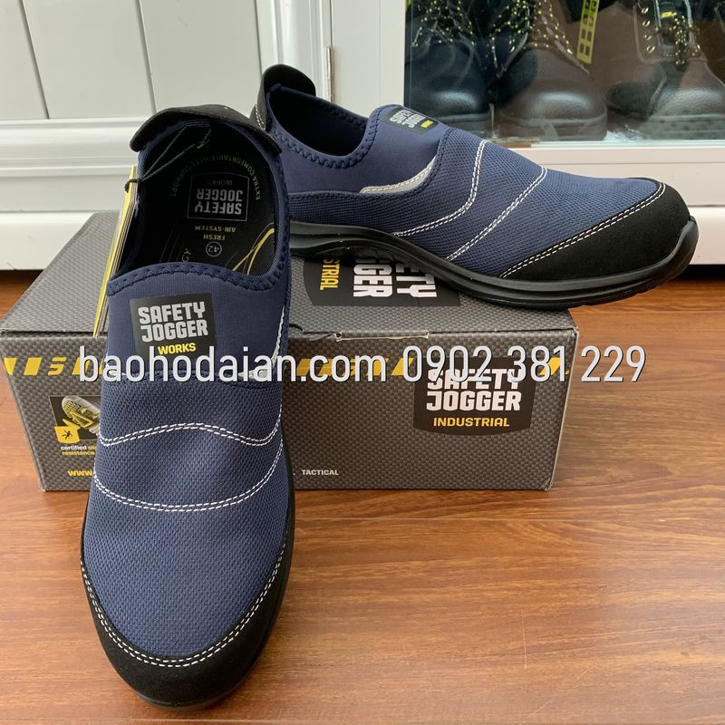 Giày bảo hộ lao động xỏ không dây Jogger Yukon