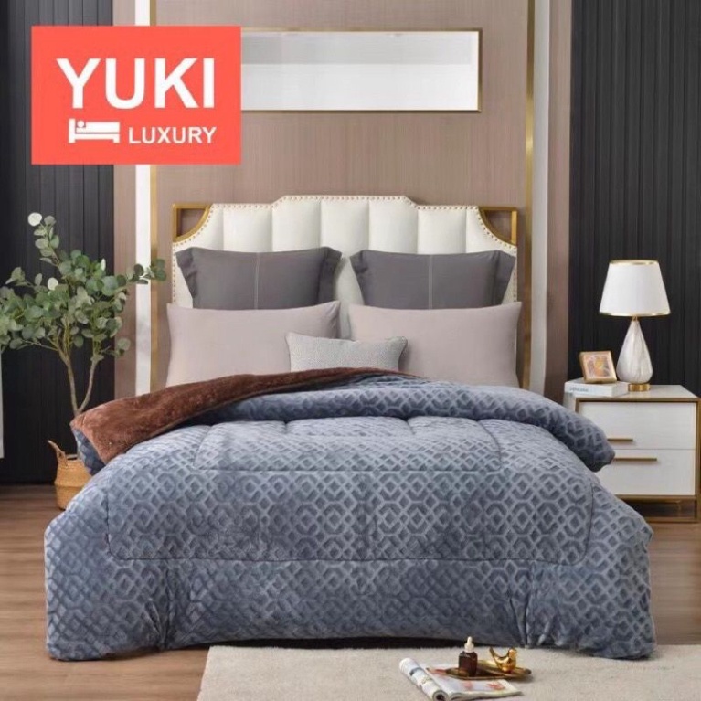 ( đẹp thật sư)CHĂN LÔNG CỪU YUKI VỀ HÀNG