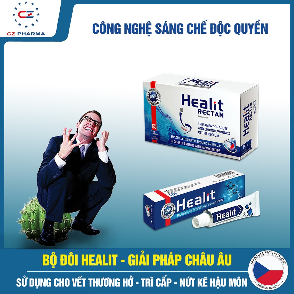 HEALIT - Trị vết thương hở, nứt kẽ, tổn thương do trĩ