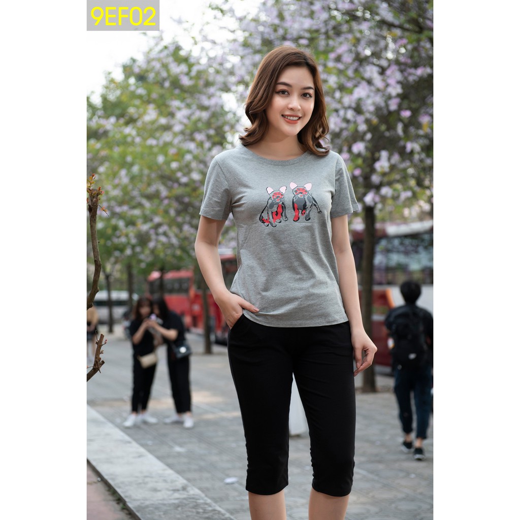 Bộ Đồ Nữ Mặc Nhà Dễ Thương In Hình Cún 𝐂𝐀𝐑𝐃𝐈𝐍𝐀 𝑺𝒂̀𝒊 𝑮𝒐̀𝒏 Chất Cotton Dày Đẹp Co Giãn Thoáng Mát Hàng Cao Cấp Mã 9EF01-04