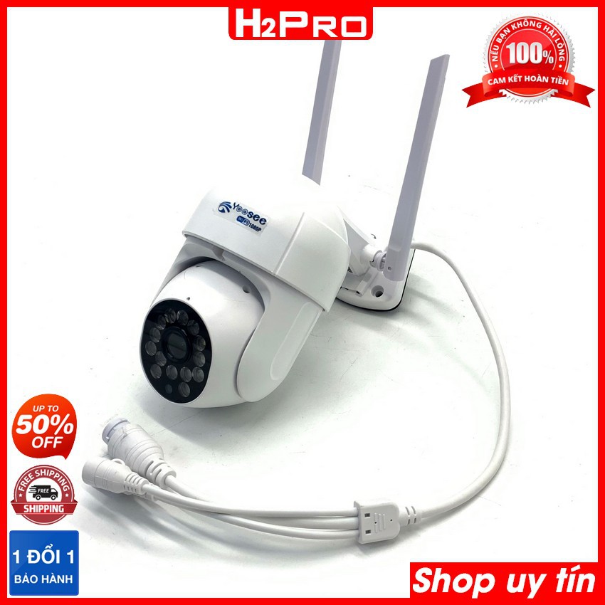 Camera ngoài trời Yoosee Wifi 2.0Mp Full HD 1080P rõ nét, góc rộng, camera yoosee 1080p 2 râu giá rẻ