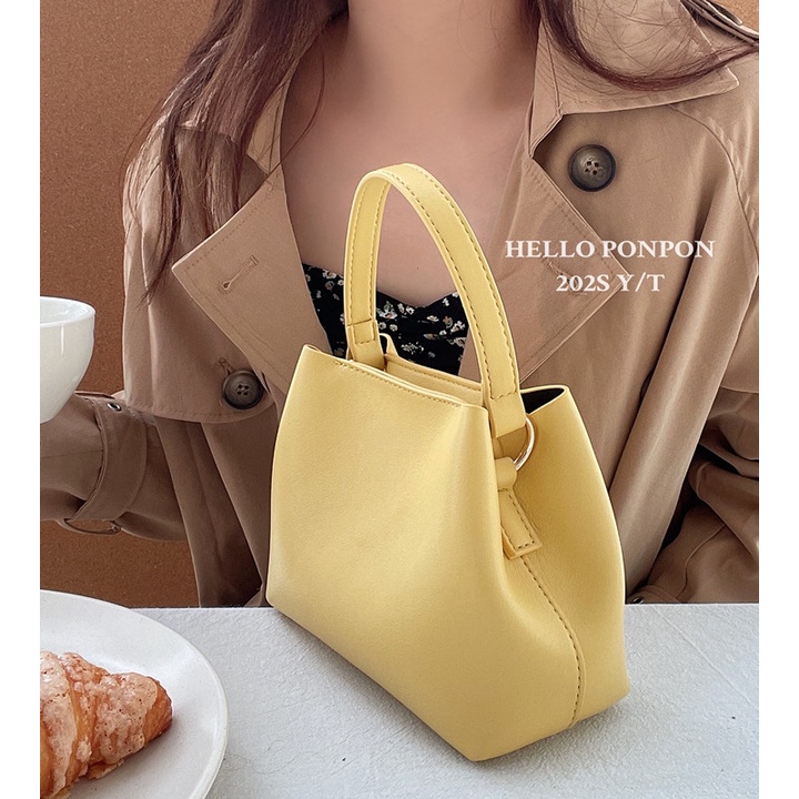 PP010 Túi xách nhỏ khóa bấm đôi kèm dây đeo chéo