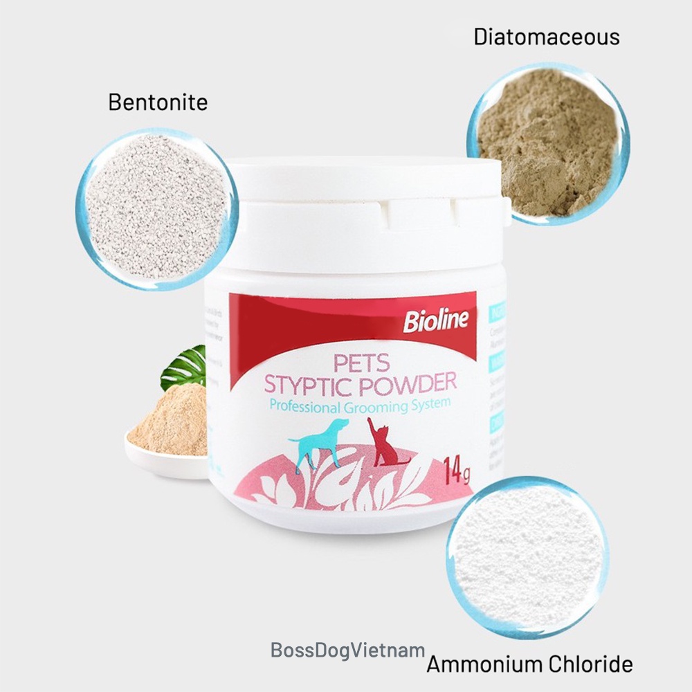 Bột cầm máu Bioline - Giảm đau - Cầm máu hiệu quả | BossDog