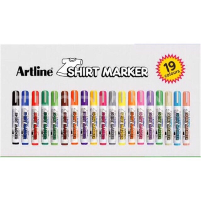 Bút vẽ lên áo EKT-2Artline shirt marker.Bút vẽ lên áo không phai không nhòe.