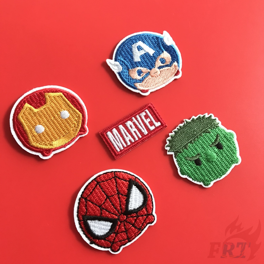 1 miếng vá ủi quần áo họa tiết siêu anh hùng Marvel Q-4