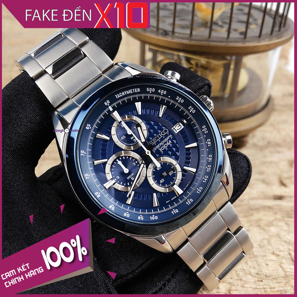 Đồng hồ nam Seiko chronograph 100m tachymeter SSB177P1 | Shopee Việt Nam