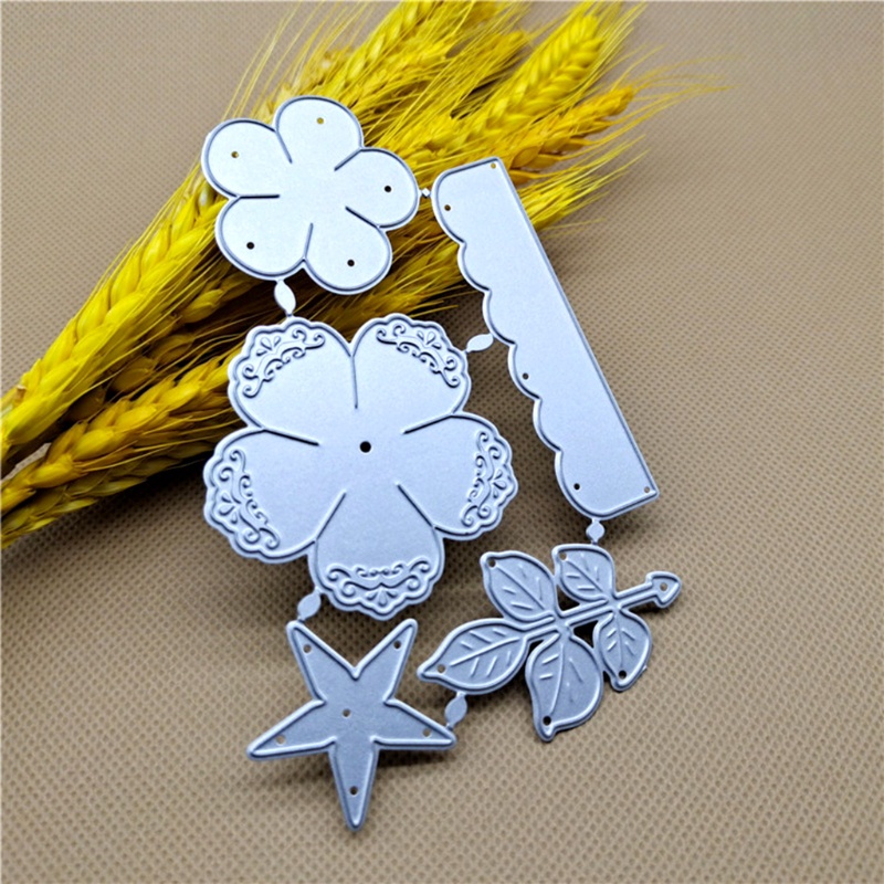 ✿ Khuôn Cắt Giấy Kim Loại Hình Hoa Xinh Xắn