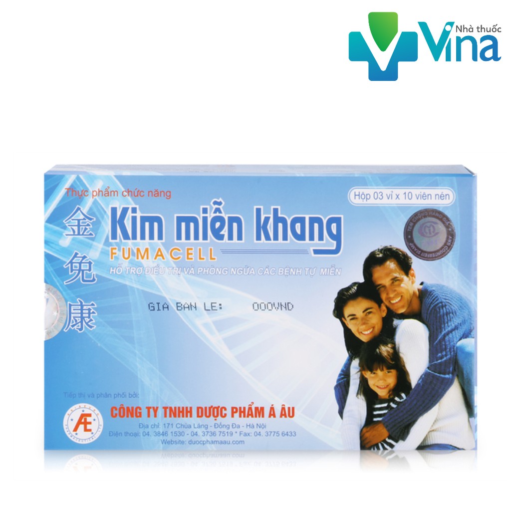 Kim Miễn Khang - Hỗ Trợ Vẩy Nến , Lupus Ban Đỏ ( Mua 6 hộp tặng 1 hộp )