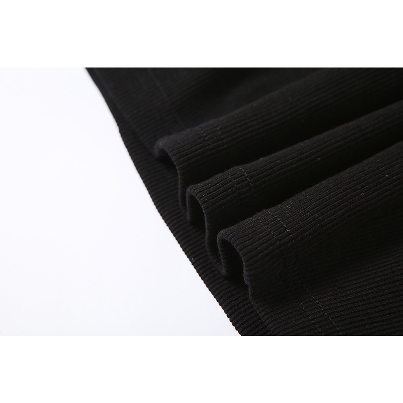 Áo Tank Top Cổ Tròn Dáng Ôm In Chữ Kiểu Đường Phố Cá Tính Cho Nữ