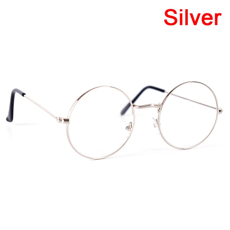 Mắt Kính Gọng Tròn Bằng Kim Loại Phong Cách Cổ Điển Sang Trọng
