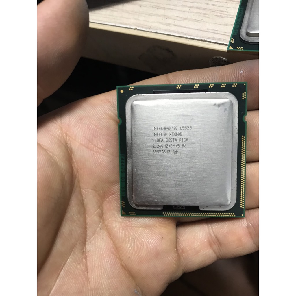 Tặng keo - bộ vi xử lý CPU Intel Xeon E5620 L5520 E5520 x5550 socket 1366 cho máy tính pc processor,cpu E5300