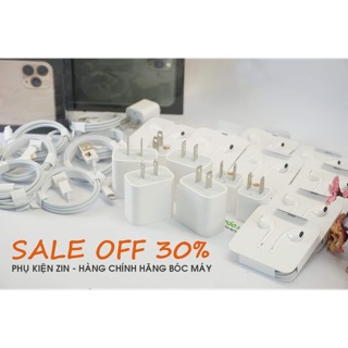 Sale off 30% phụ kiện chính hãng bóc máy