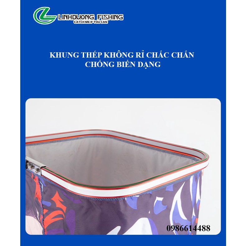 Giỏ cá vành vuông cao cấp MC (KT 45x300)