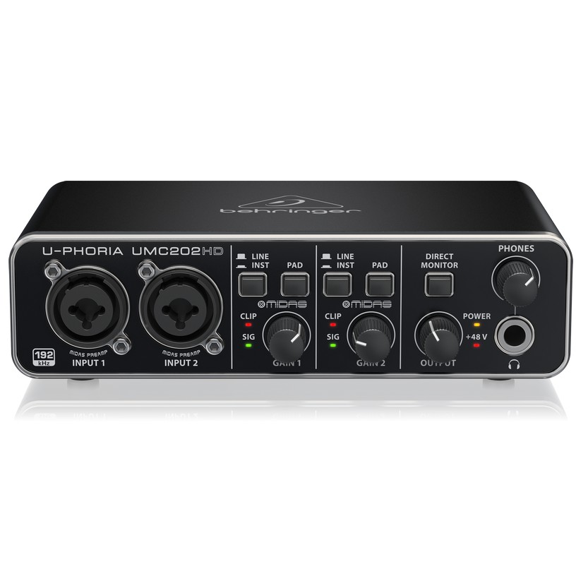 Soundcard Behringer U-PHORIA UMC202HD - Card âm thanh