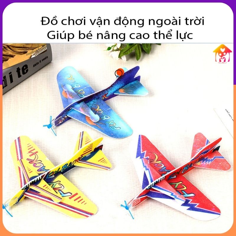 Đồ chơi lắp ráp máy bay bằng xốp phi tay cho bé