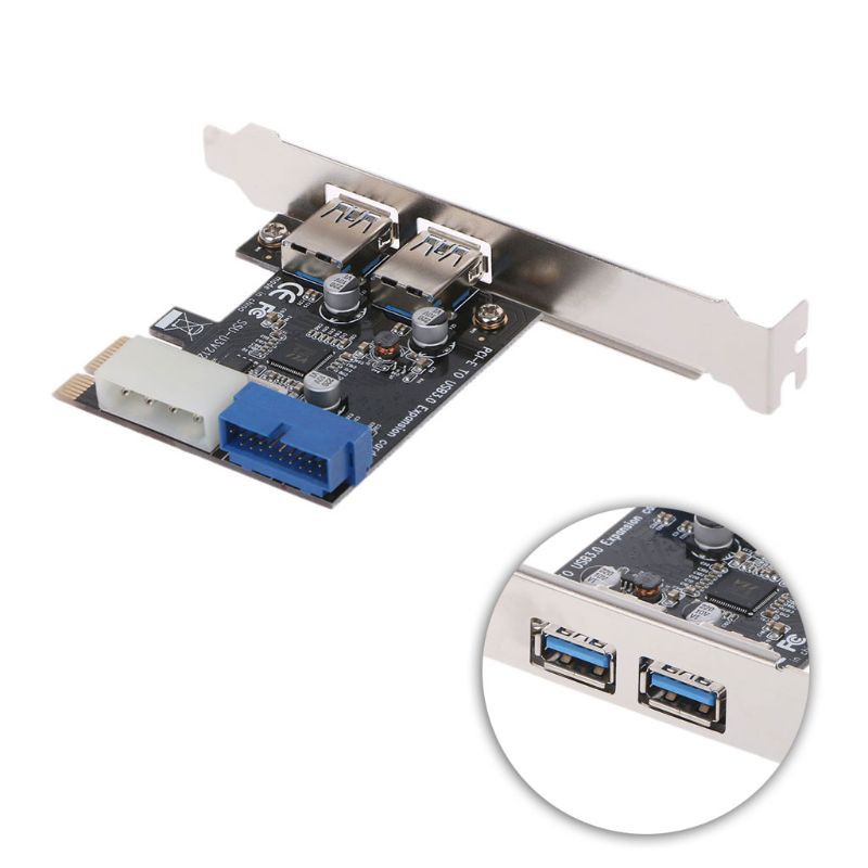 Bộ Chuyển Đổi Wili 2 Cổng Pci Express Usb 3.0 4-pin & 20 Pin | BigBuy360 - bigbuy360.vn