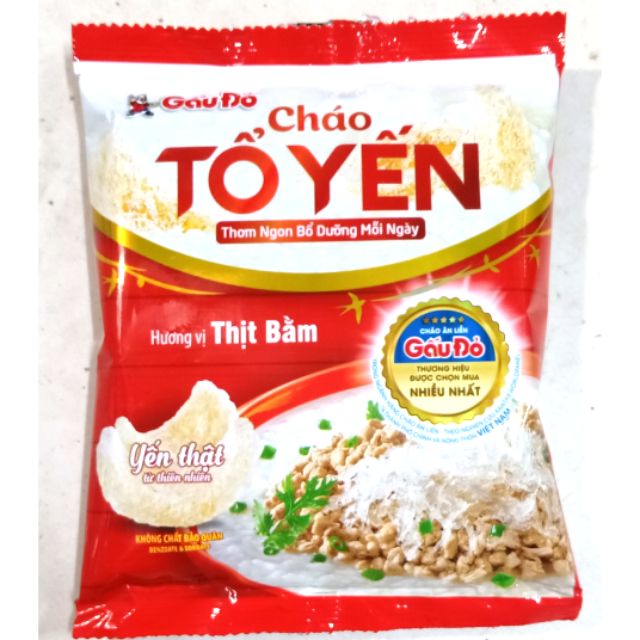 Cháo Tổ Yến Gấu Đỏ