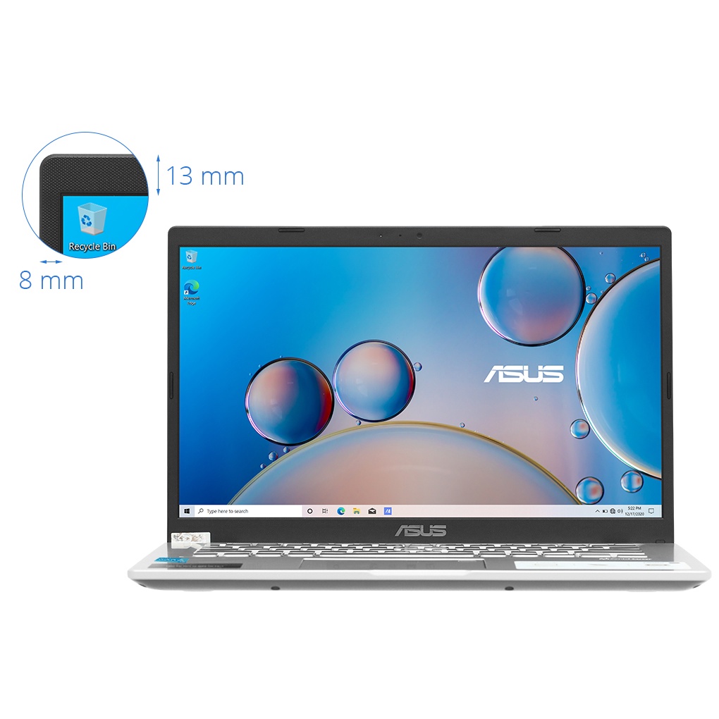 Laptop Asus X415EA i3 1115G4/4GB/512GB/14"F/Win11//Bạc - Hàng chính hãng