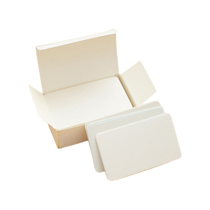 Set 100 Tấm Thẻ Ghi Chú / Danh Thiếp Mini DIY Đa Ứng Dụng