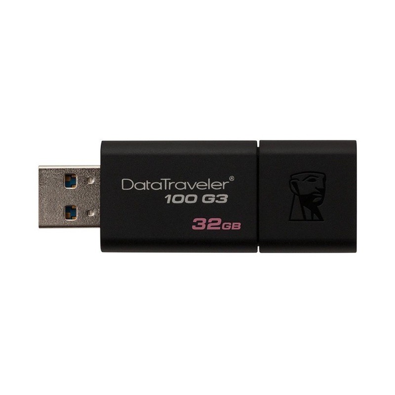 3️⃣2️⃣ USB Kingston DT100G3 32GB nắp trượt tốc độ upto 100MB/s | BigBuy360 - bigbuy360.vn