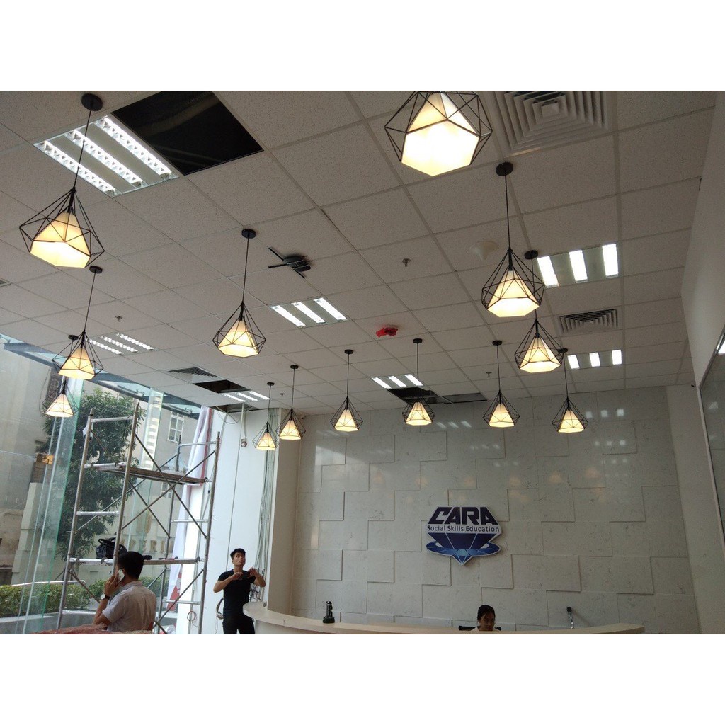 Đèn Thả Kim Cương- Đèn Trang Trí Quán Cà Phê,Bàn Ăn Hiện Đại,Tinh Tế