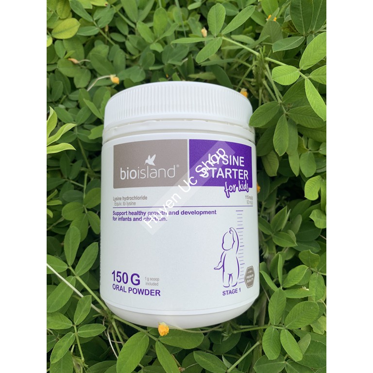 Bột tăng chiều cao Bio Island Lysine Starter for Kids 150g Oral Powder