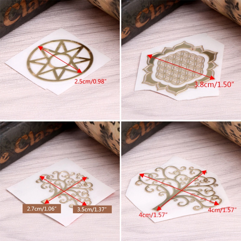 Miếng Dán Đồng Trang Trí Thủ Công Diy Hình Tháp Eiffel