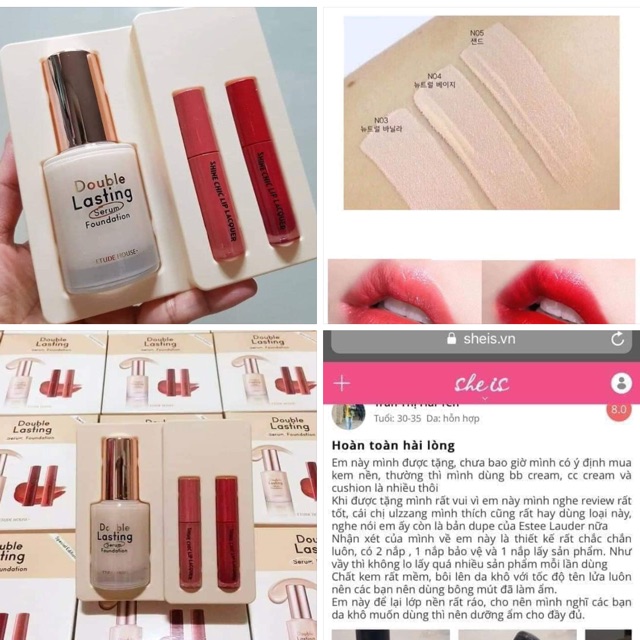 Set kem nền