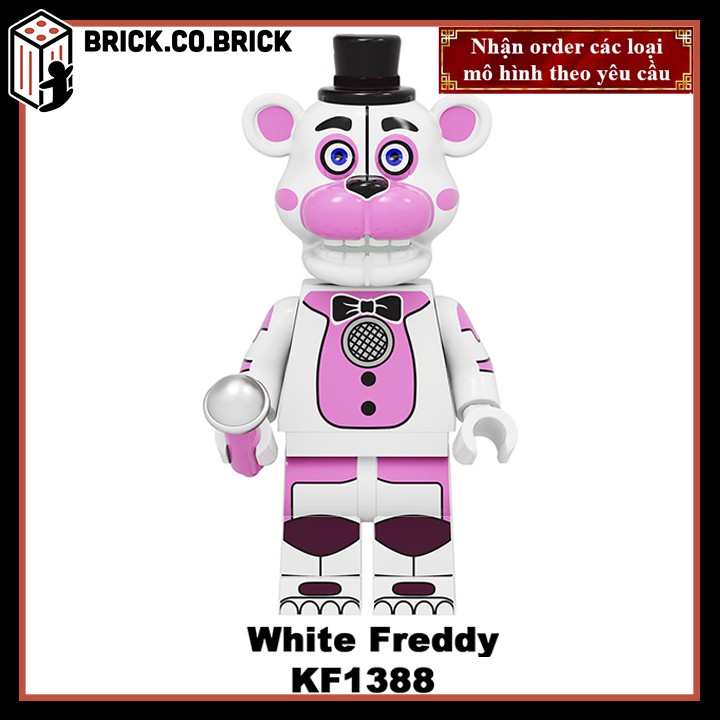Five Nights At Freddy's Đồ chơi lắp ráp minifigure hoạt hình Bunny Chica Freddy Balloon boy KF6121
