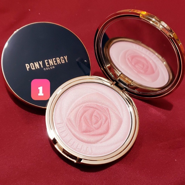 Phấn highlight bắt sáng Má hồng 2in1 Pony Energy Rainbow Rose