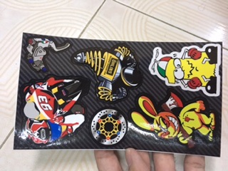 Tem logo stiker 10x18 marques thỏ