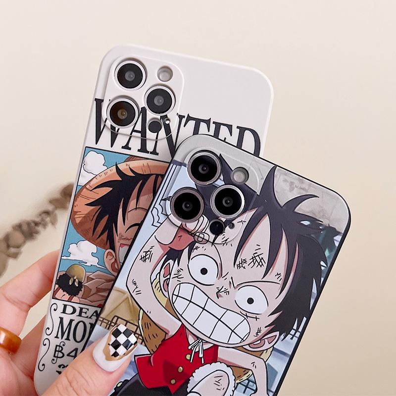 Case Vivo Y19 ONE PIECE Luffy Anime Soft Casing Y21 Y21s Y33s Y20 2021 Y12s 2021 Y12A Y20s G V23e V23 5G Y15s Y15A Y01 V20 Pro Side Pattern Straight Edge Anti Fall Back Phone Cover