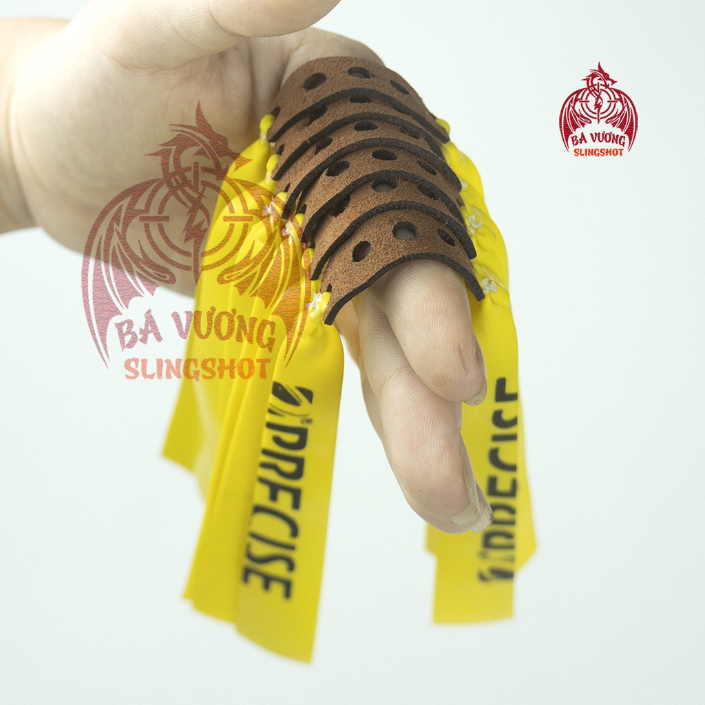 Combo 5 Dây Ná Cao Su, dây chính hãng precise độ dày 0.75mm màu vàng cao cấp cho độ chính xác cao