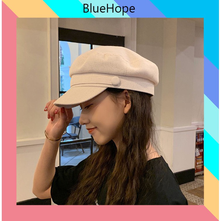 Mũ Nồi Baret Nữ Nón Nồi Vải Bố Thời Trang Hàn Quốc Mùa Đông MN25