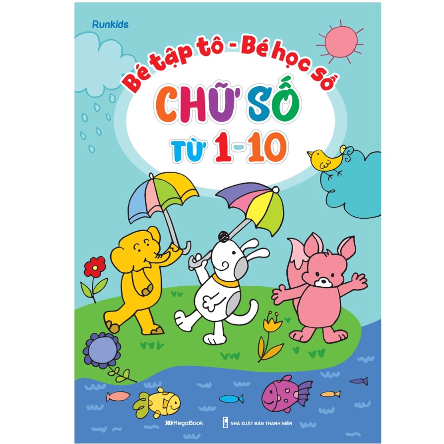 Sách - Bé tập tô - Bé học số Chữ số từ 1-10